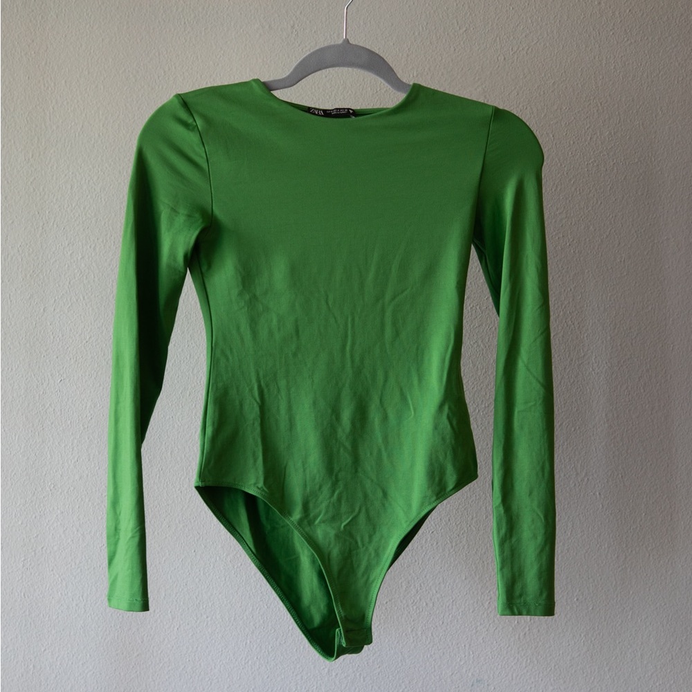 Zara Green bodysuit